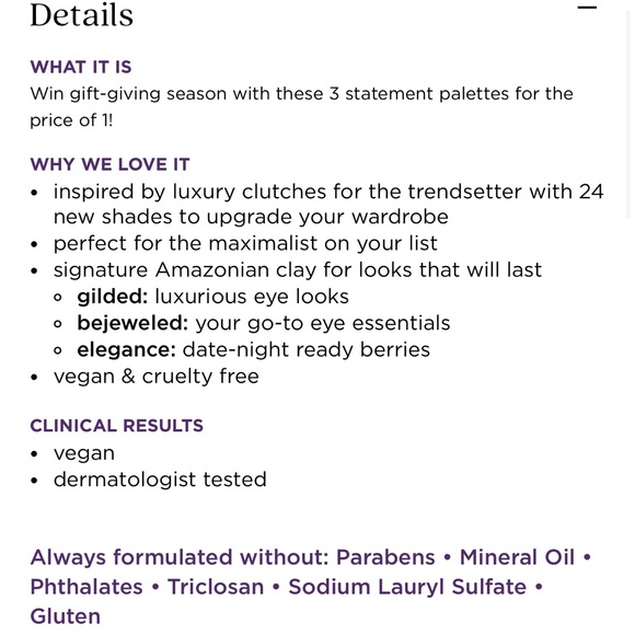 Tarte ‘The Golden Era’ Amazonian Clay Collector's Set - Picture 11 of 11